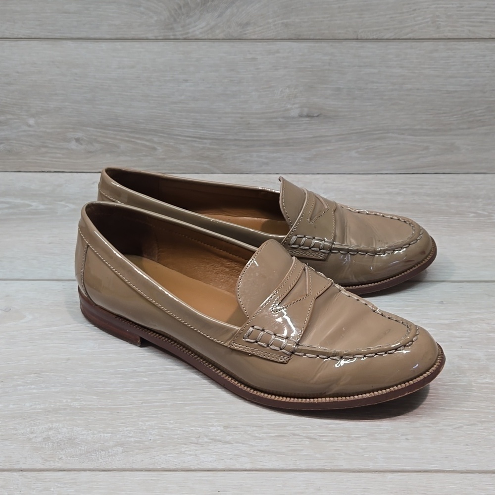 Ralph Lauren Women Barrett Leather Loafer Slip on shoes sz 7.5B